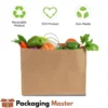 Kraft paper bag with twisted handle by Packaging Master for fruits and vegetables packaging Kraft paper bag with twisted handle by Packaging Master for fruits and vegetables packaging