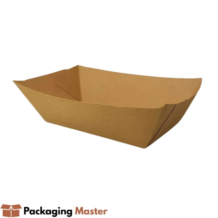 Eco friendly kraft serving tray for food items by Packaging Master Pakistan