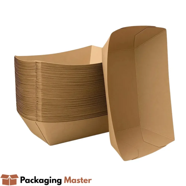 Kraft tray for momos and street food serving Packaging Master Pakistan