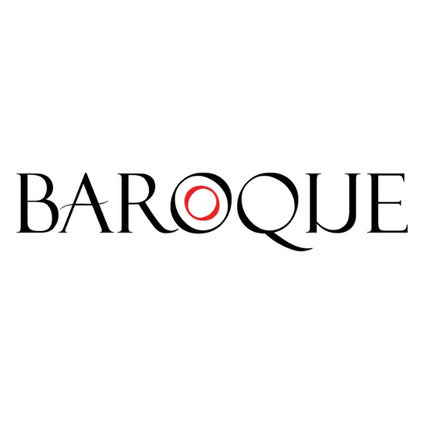 Baroque fashion brand logo for shopping bags and packaging by Packaging Master Pakistan.