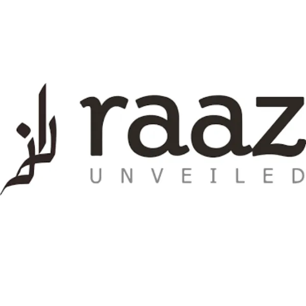 Raaz Unveiled brand logo for custom packaging services by Packaging Master Pakistan.