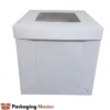 Food safe cake box 10x10x10 with window for wholesale bakery packaging Packaging Master