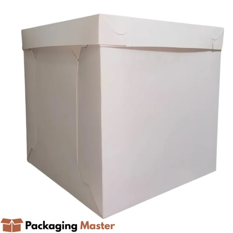 12x12x12 cake box with transparent window for premium cake packaging Packaging Master