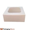 Cake box 7.5x7.5x3.5 with window for bakery packaging in Pakistan by Packaging Master