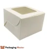 Premium cake packaging 8x8x6.5 window box for bakeries and home bakers in Pakistan