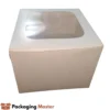 Cake box 8x8x6.5 with window for bakery packaging in Pakistan by Packaging Master