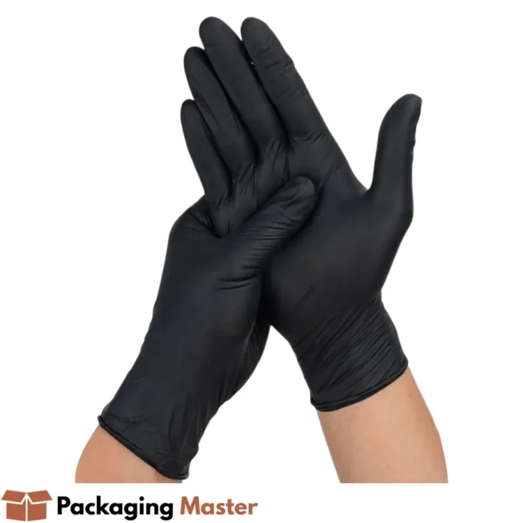 Professional black gloves for salon and tattoo artists in Pakistan