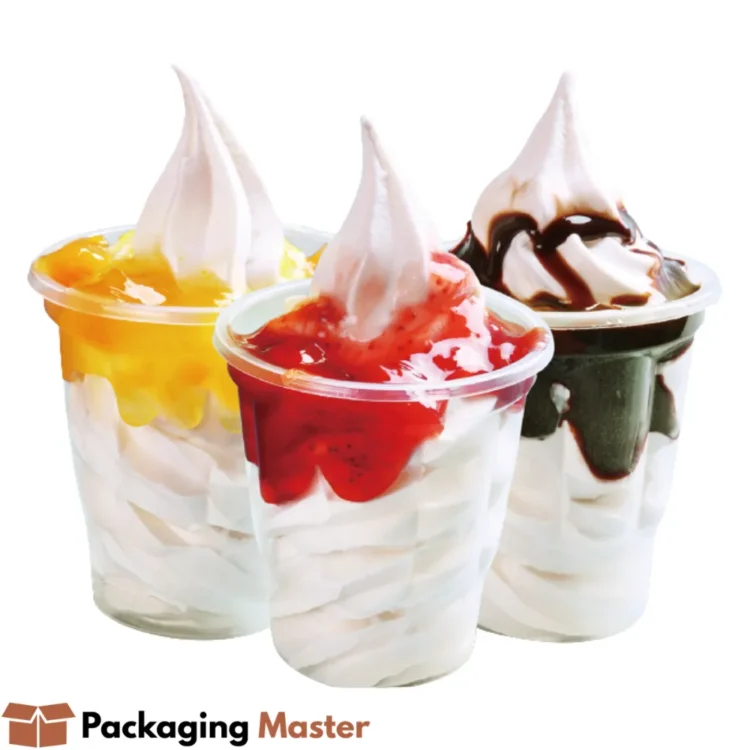 Disposable ice cream cups in Pakistan by Pakcign Master for food businesses