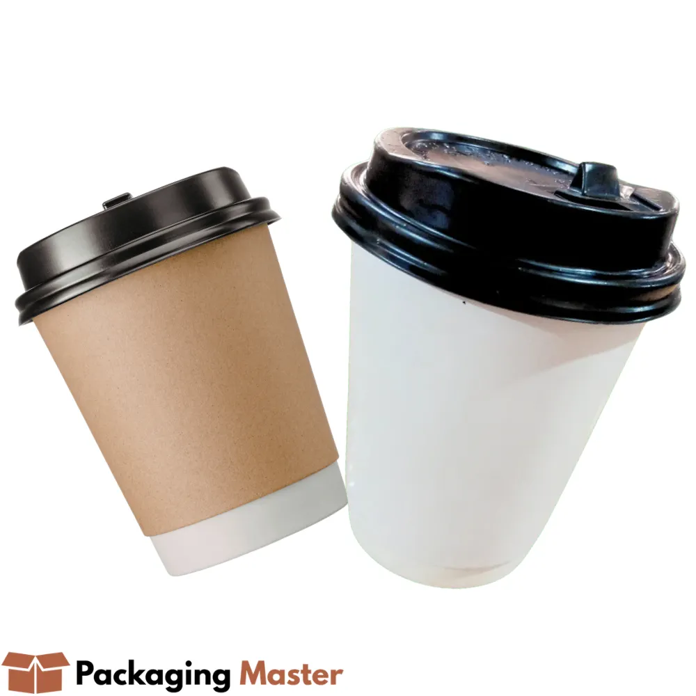 Double Wall Coffee Cups 8oz & 12oz | Packaging Master