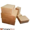 Premium kraft food takeaway boxes for burgers sandwiches pizza