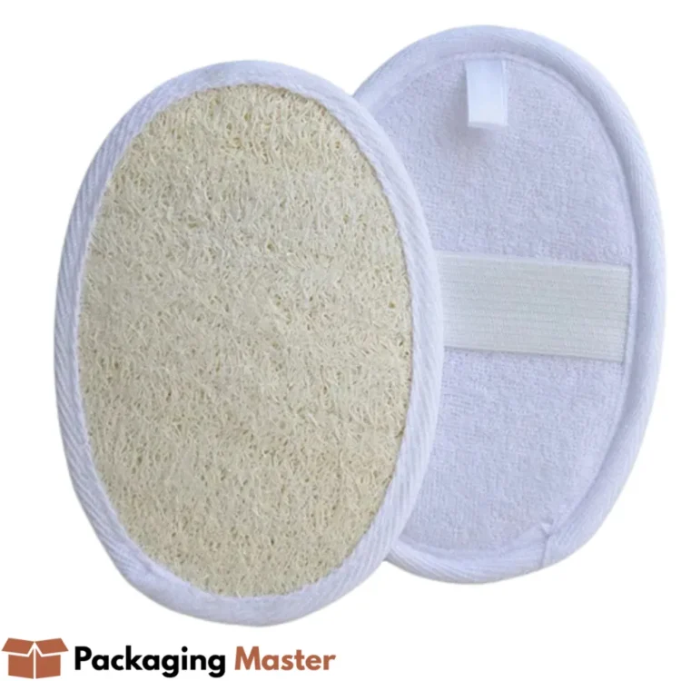 Loofah sponge made from ridge gourd plant for natural body scrubbing