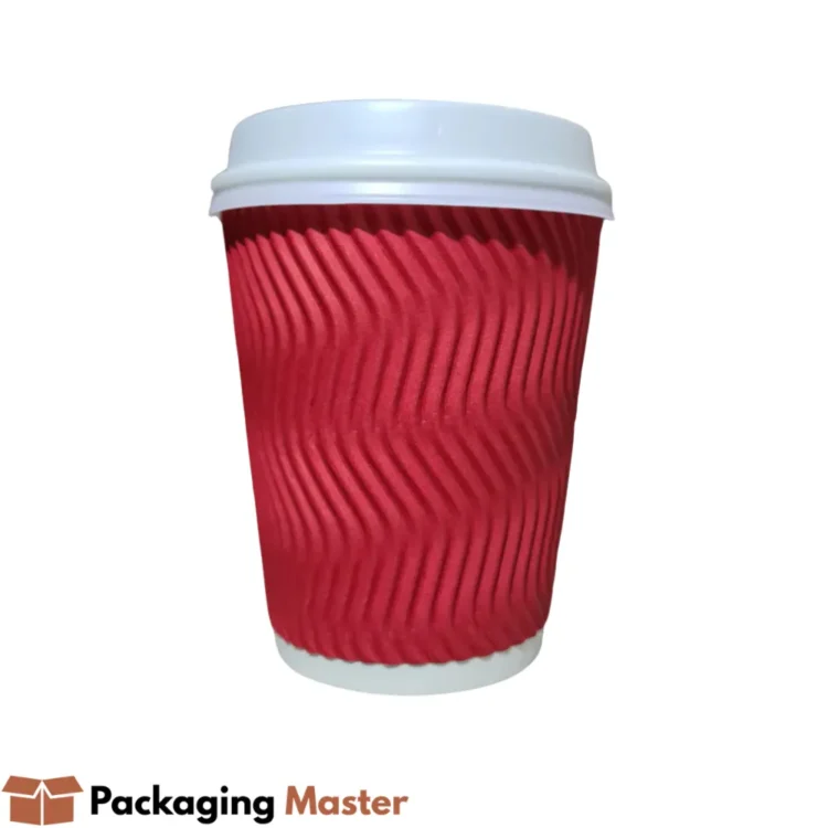 Wholesale premium ripple coffee cups in Pakistan manufactured by Packaging Master for cafes and restaurants.