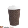 Premium ripple coffee cups in Pakistan by Packaging Master for hot beverages with insulated double wall design.