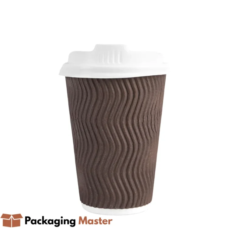 Premium ripple coffee cups in Pakistan by Packaging Master for hot beverages with insulated double wall design.