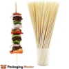 Disposable wooden skewers sticks for BBQ in Pakistan