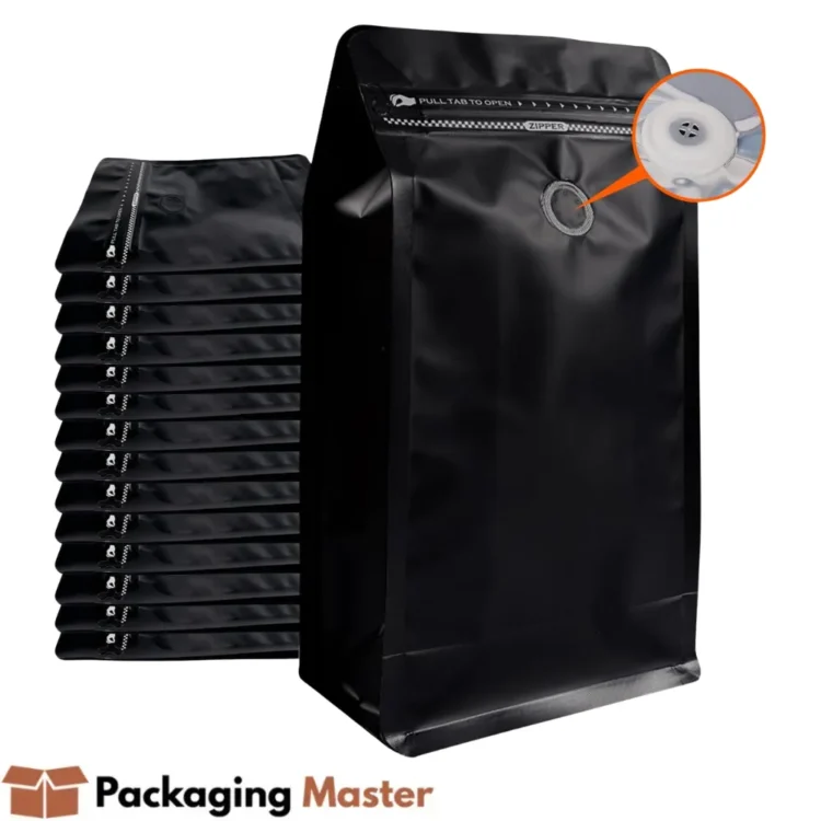 Premium coffee valve zipper pouches for fresh coffee bean and ground coffee packaging Premium coffee valve zipper pouches for fresh coffee bean and ground coffee packaging