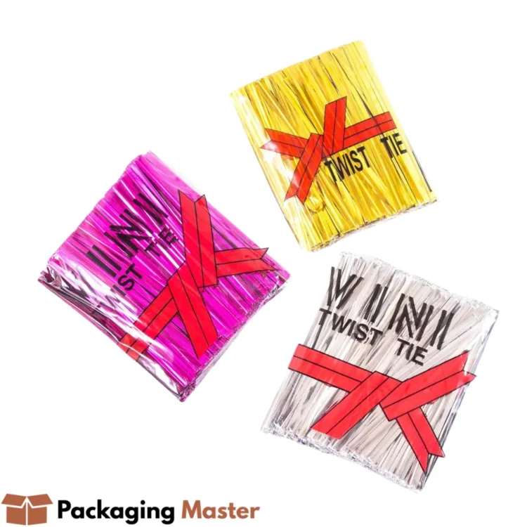 Metallic twist ties for candy packaging in Pakistan used for wrapping sweets and small confectionery items