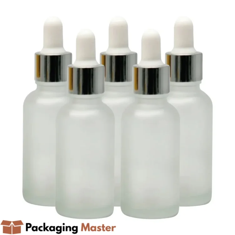 Cosmetic serum bottle packaging for beauty and skincare products in Pakistan with custom branding