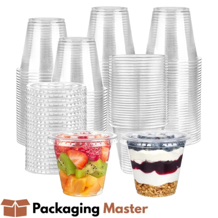 Mini plastic dessert cups with lids for parties and catering in Pakistan Mini plastic dessert cups with lids for parties and catering in Pakistan