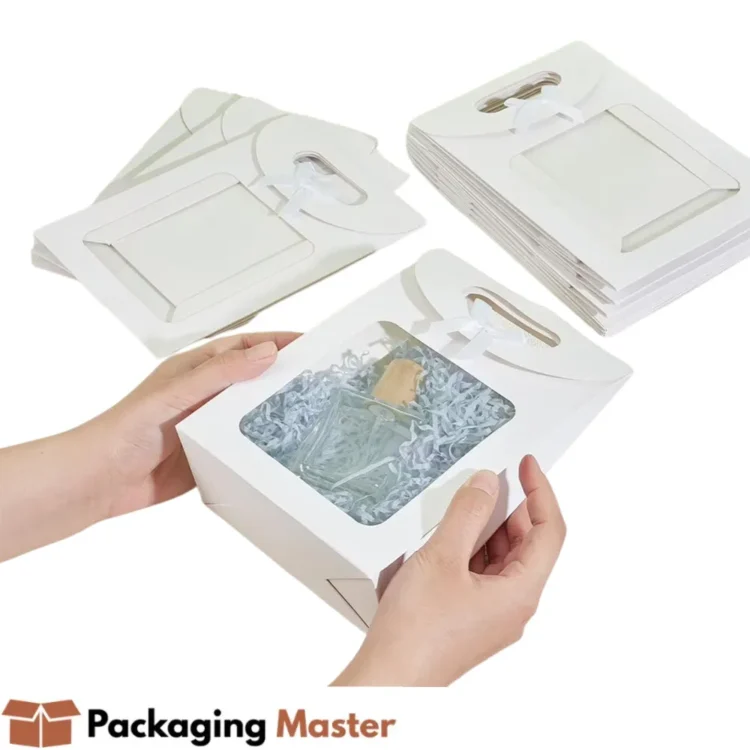 Eco friendly gift packaging bags with window Eco friendly gift packaging bags with window