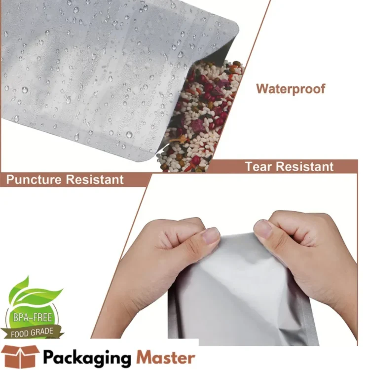 Heat resistant retort pouch packaging for food products
