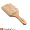 Wooden paddle hair brush designed for thick, long, and curly hair